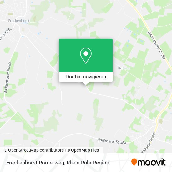 Freckenhorst Römerweg Karte