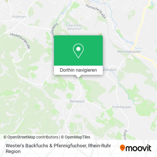 Wester's Backfuchs & Pfennigfuchser Karte