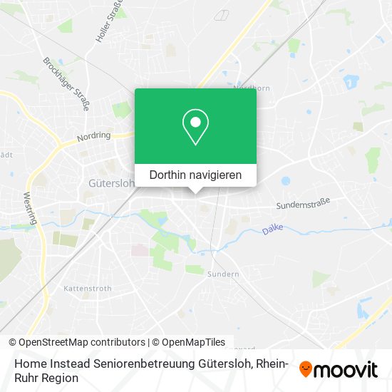Home Instead Seniorenbetreuung Gütersloh Karte