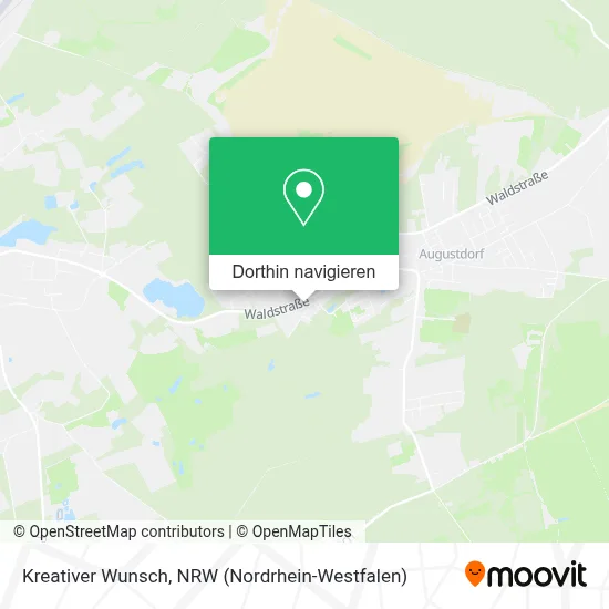 Kreativer Wunsch Karte