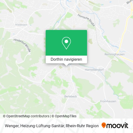 Wenger, Heizung-Lüftung-Sanitär Karte