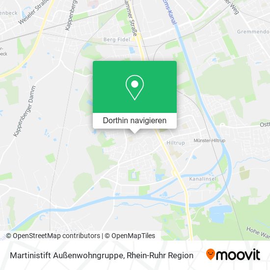Martinistift Außenwohngruppe Karte