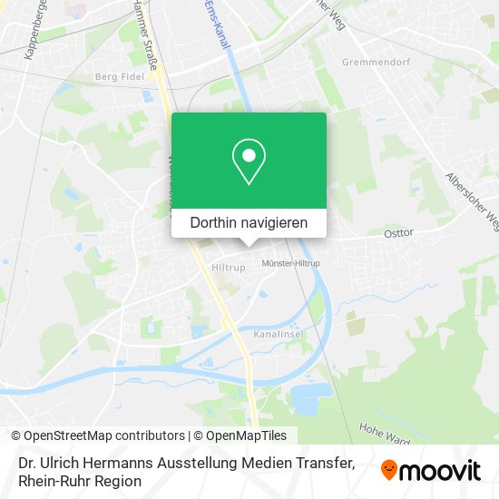 Dr. Ulrich Hermanns Ausstellung Medien Transfer Karte