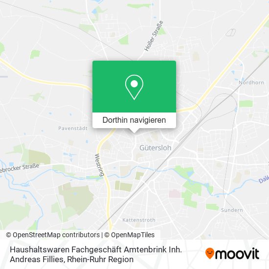 Haushaltswaren Fachgeschäft Amtenbrink Inh. Andreas Fillies Karte