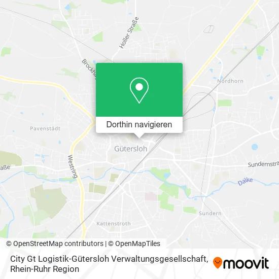 City Gt Logistik-Gütersloh Verwaltungsgesellschaft Karte