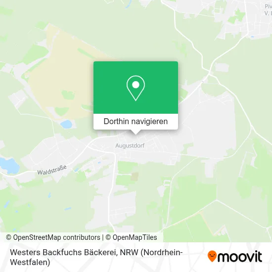 Westers Backfuchs Bäckerei Karte