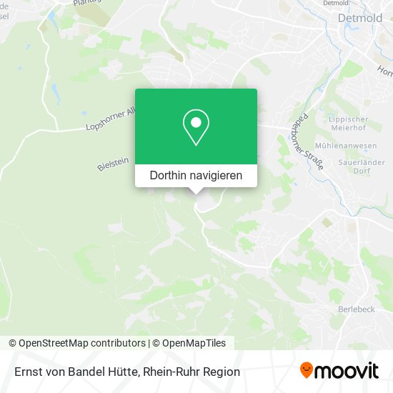 Ernst von Bandel Hütte Karte