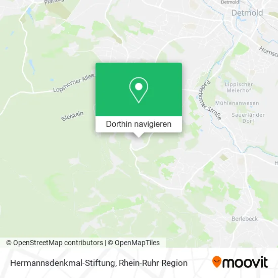 Hermannsdenkmal-Stiftung Karte