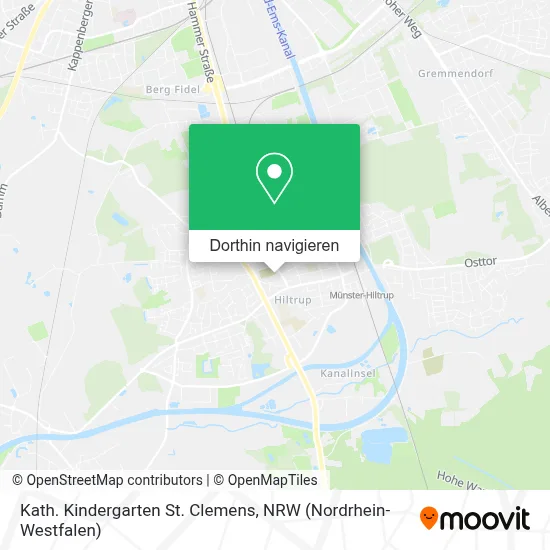 Kath. Kindergarten St. Clemens Karte