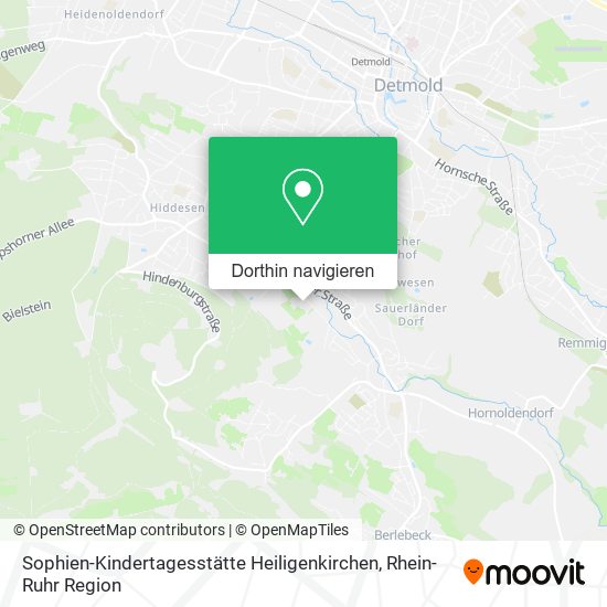 Sophien-Kindertagesstätte Heiligenkirchen Karte