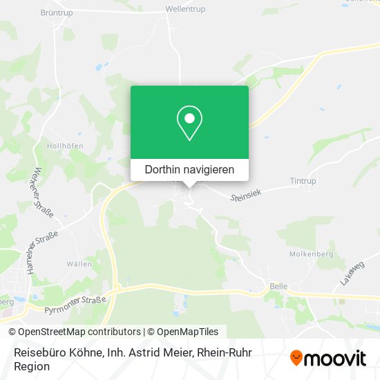 Reisebüro Köhne, Inh. Astrid Meier Karte
