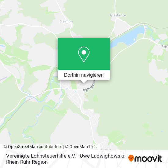 Vereinigte Lohnsteuerhilfe e.V. - Uwe Ludwighowski Karte