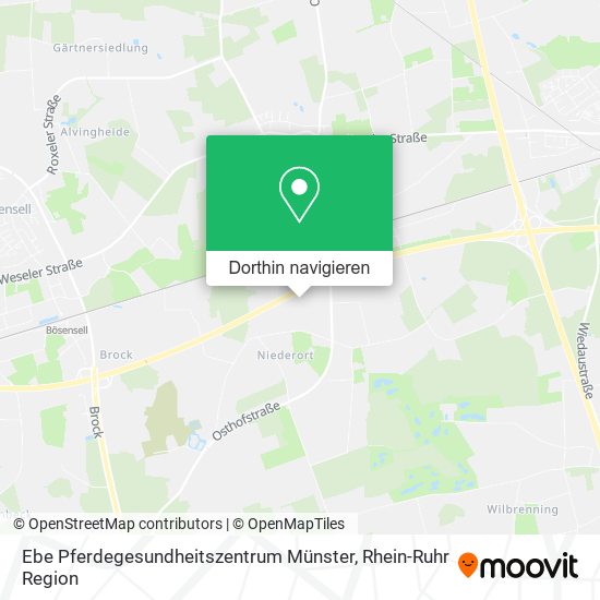 Ebe Pferdegesundheitszentrum Münster Karte