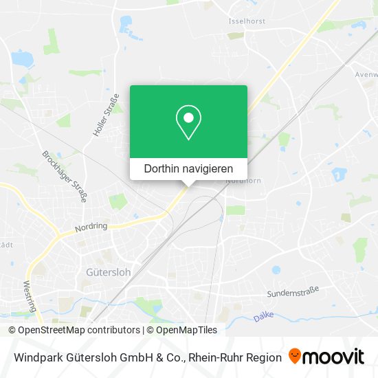 Windpark Gütersloh GmbH & Co. Karte