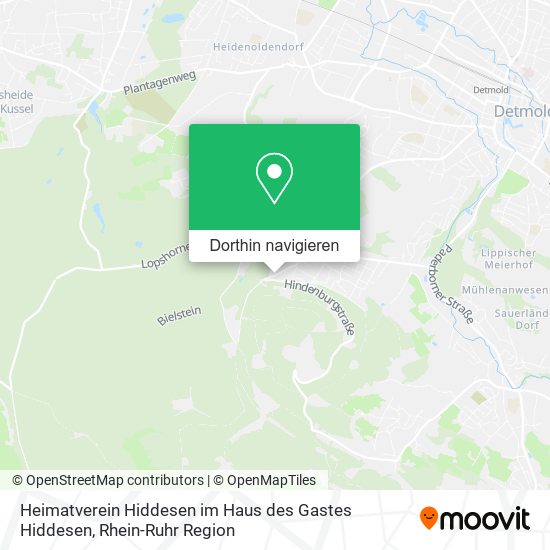 Heimatverein Hiddesen im Haus des Gastes Hiddesen Karte