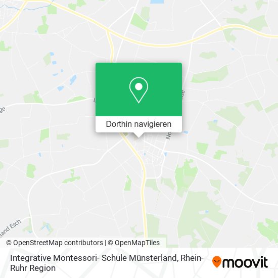 Integrative Montessori- Schule Münsterland Karte