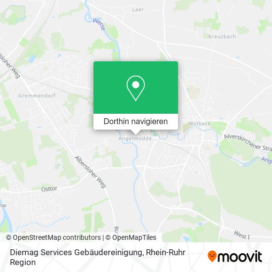 Diemag Services Gebäudereinigung Karte
