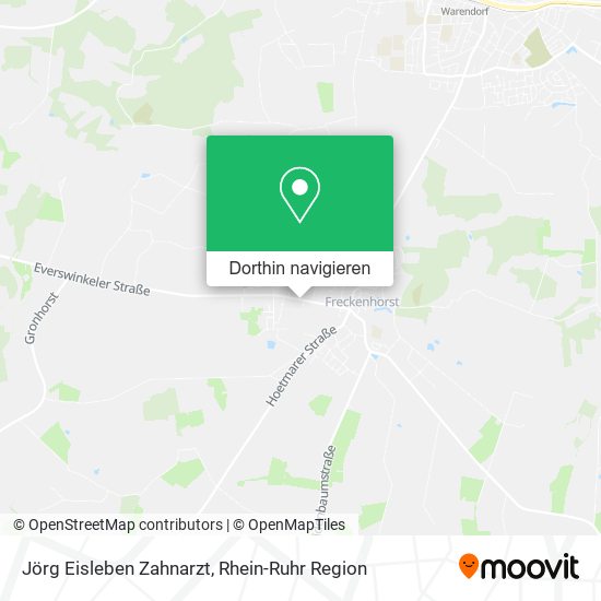 Jörg Eisleben Zahnarzt Karte