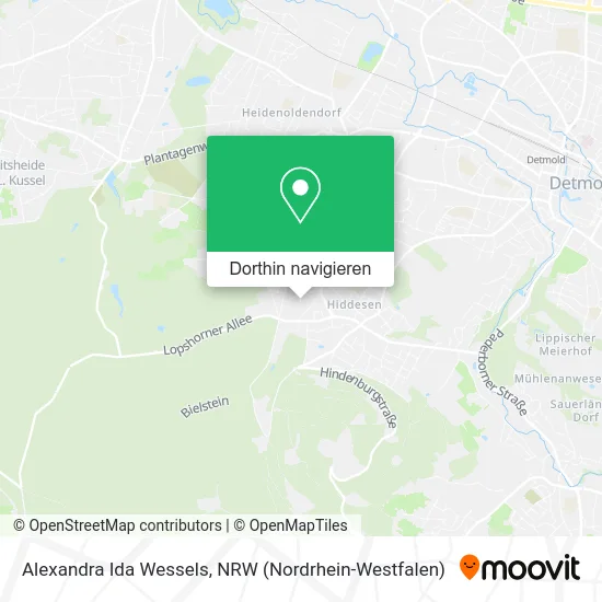 Alexandra Ida Wessels Karte