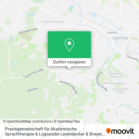 Praxisgemeinschaft für Akademische Sprachtherapie & Logopädie Leyendecker & Breyer Karte