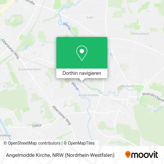 Angelmodde Kirche Karte