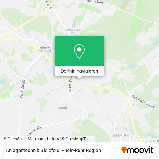 Anlagentechnik Bielefeld Karte