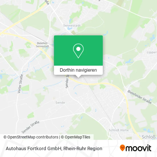 Autohaus Fortkord GmbH Karte