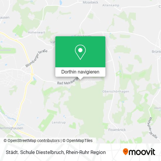 Städt. Schule Diestelbruch Karte