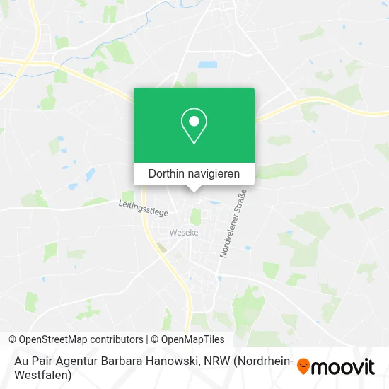 Au Pair Agentur Barbara Hanowski Karte