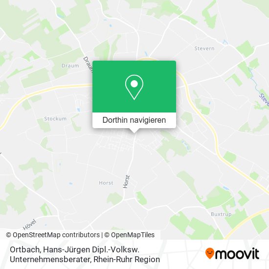 Ortbach, Hans-Jürgen Dipl.-Volksw. Unternehmensberater Karte