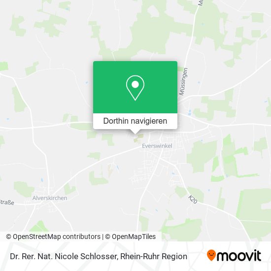 Dr. Rer. Nat. Nicole Schlosser Karte