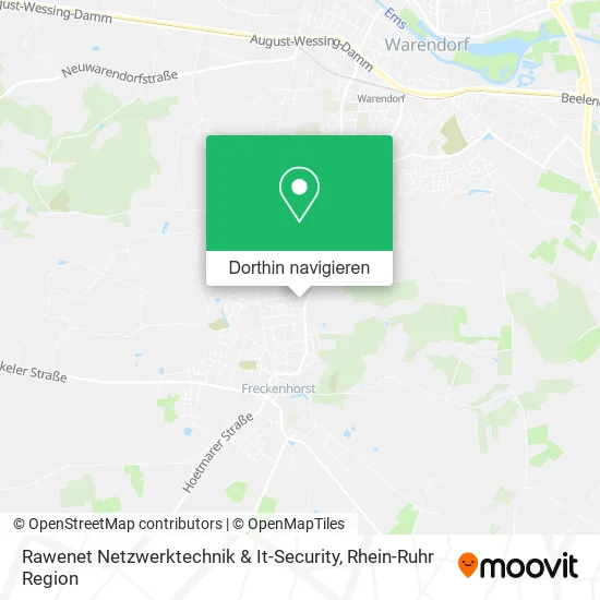 Rawenet Netzwerktechnik & It-Security Karte
