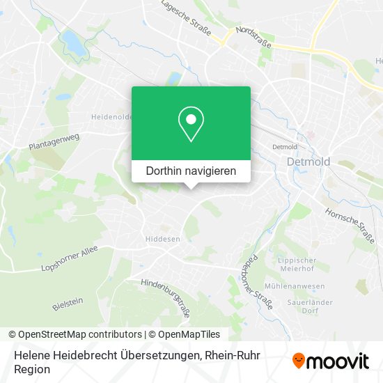 Helene Heidebrecht Übersetzungen Karte