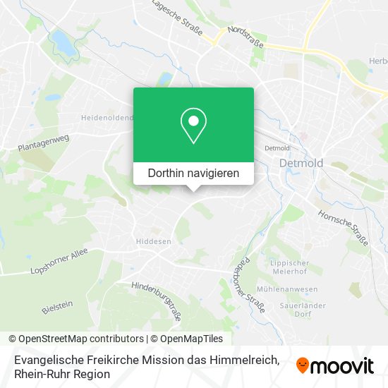 Evangelische Freikirche Mission das Himmelreich Karte