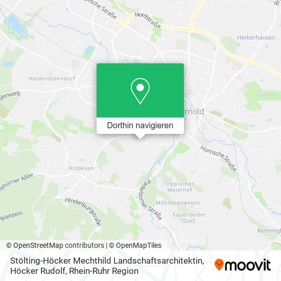 Stölting-Höcker Mechthild Landschaftsarchitektin, Höcker Rudolf Karte