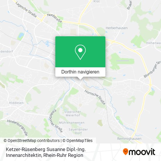 Ketzer-Rüsenberg Susanne Dipl.-Ing. Innenarchitektin Karte
