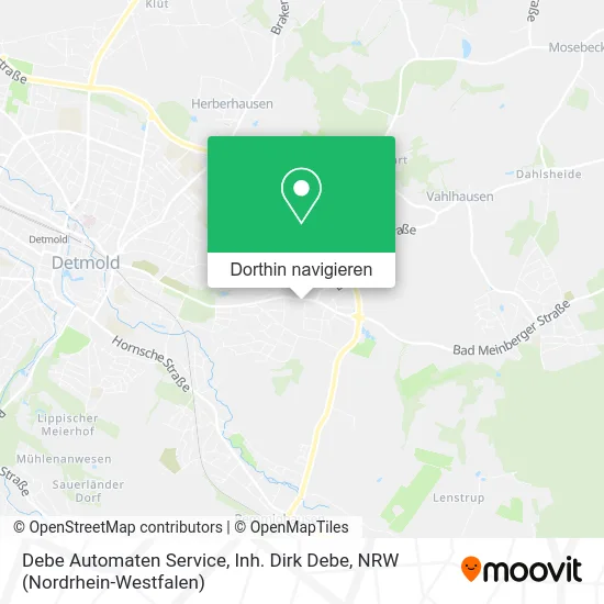 Debe Automaten Service, Inh. Dirk Debe Karte