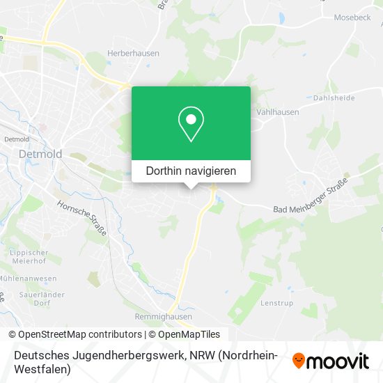Deutsches Jugendherbergswerk Karte