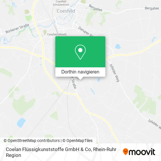 Coelan Flüssigkunststoffe GmbH & Co Karte