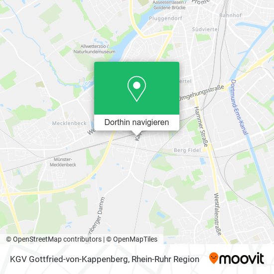 KGV Gottfried-von-Kappenberg Karte