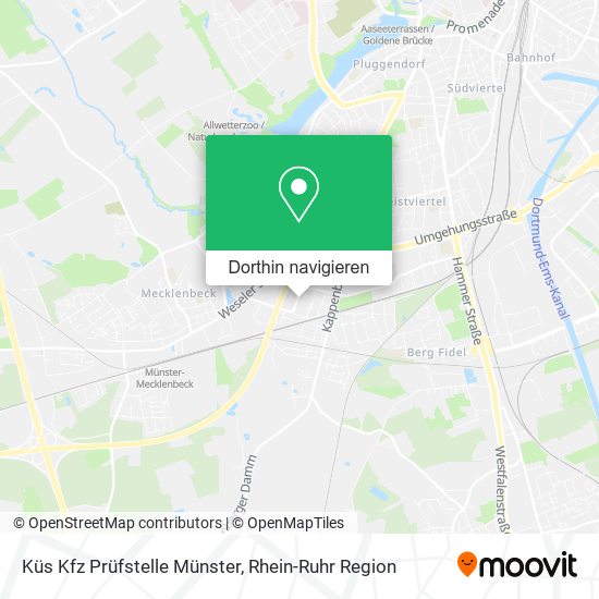 Küs Kfz Prüfstelle Münster Karte