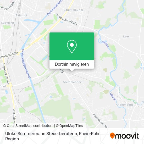 Ulrike Sümmermann Steuerberaterin Karte