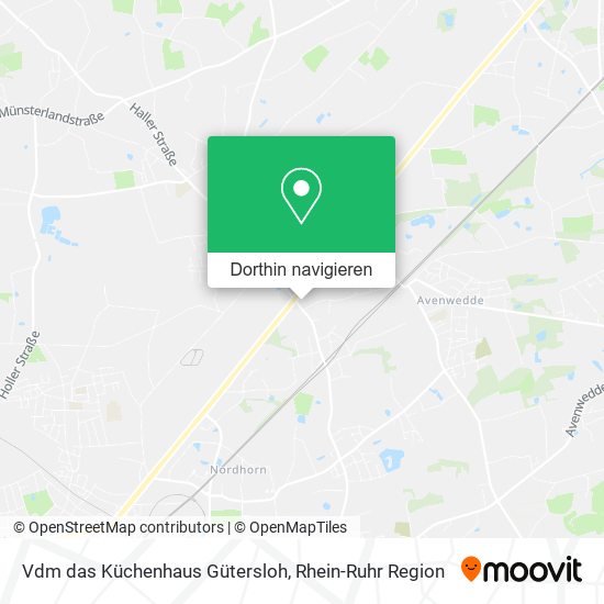 Vdm das Küchenhaus Gütersloh Karte