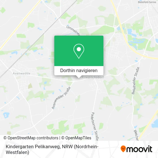 Kindergarten Pelikanweg Karte