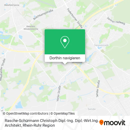 Rasche-Schürmann Christoph Dipl.-Ing. Dipl.-Wirt.Ing. Architekt Karte