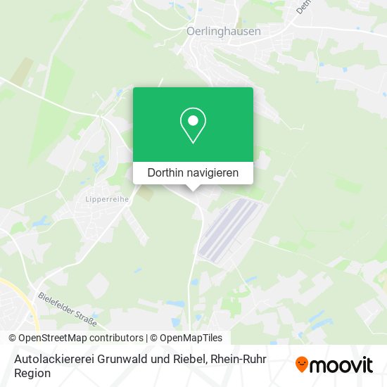 Autolackiererei Grunwald und Riebel Karte