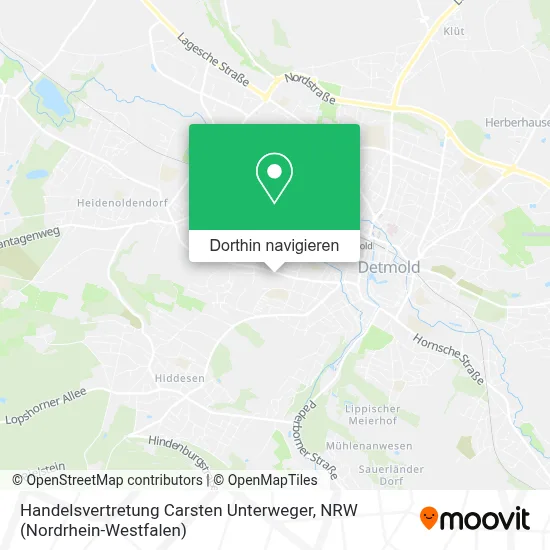 Handelsvertretung Carsten Unterweger Karte