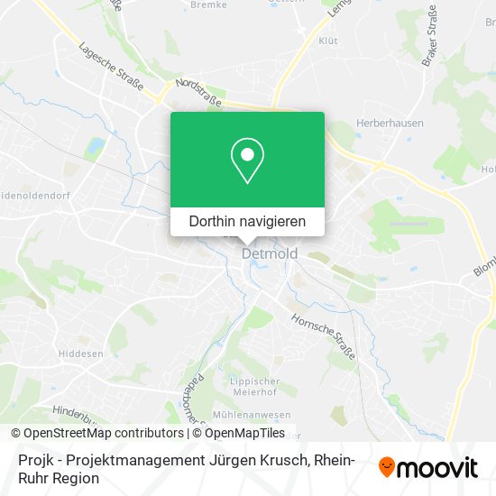 Projk - Projektmanagement Jürgen Krusch Karte