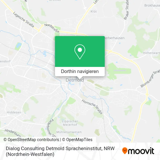 Dialog Consulting Detmold Spracheninstitut Karte