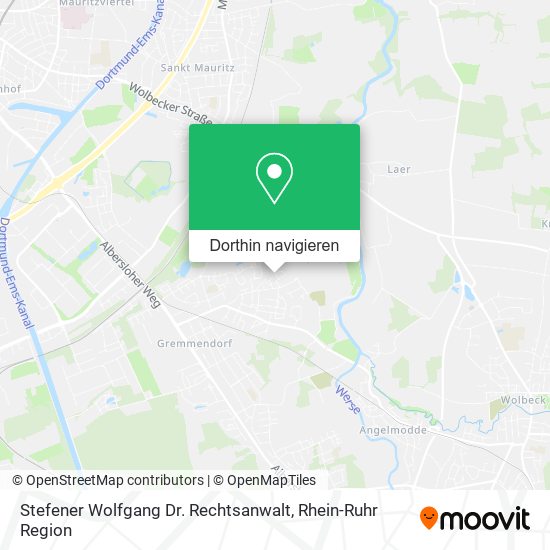 Stefener Wolfgang Dr. Rechtsanwalt Karte